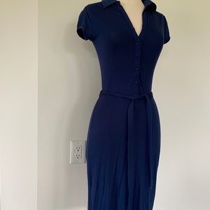 Design History blue body con dress S